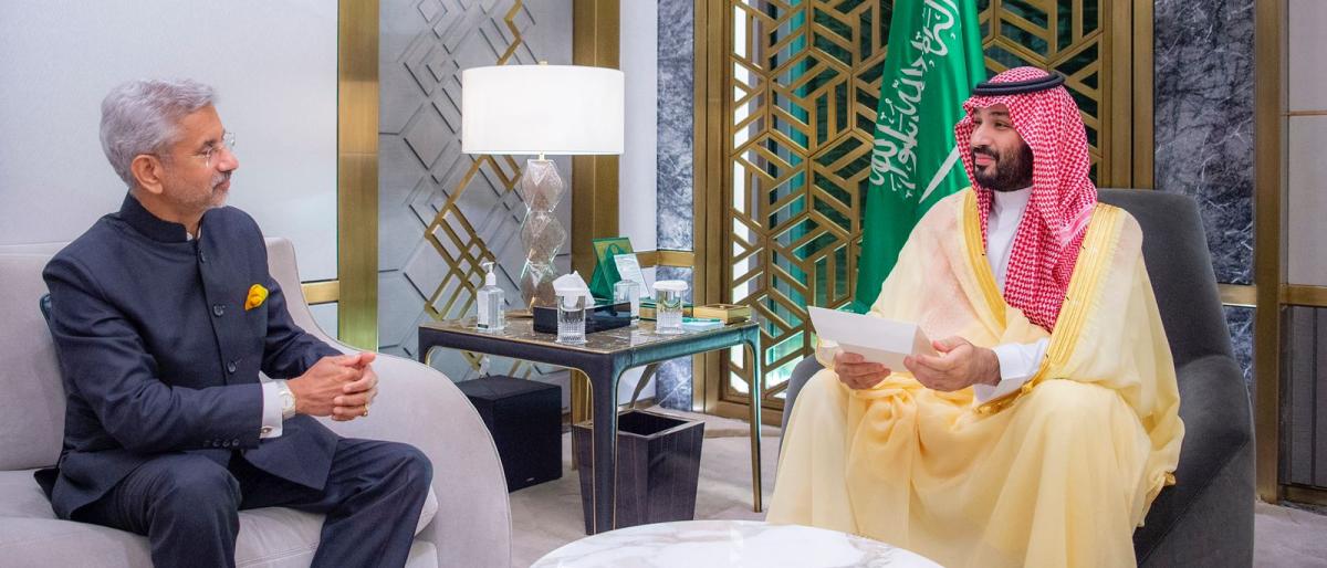 وزير الخارجية الهندي يلتقي بولي العهد السعودي