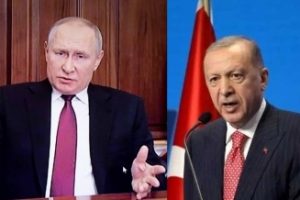 الرئيس التركي يطالب بوتين بحل الأزمة الأوكرانية عبر المفاوضات