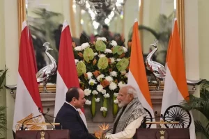 رئيس الوزراء مودي يجري مباحثات مع الرئيس المصري السيسي في نيودلهي