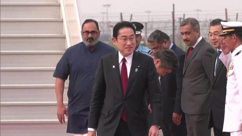 رئيس الوزراء الياباني كيشيدا يصل إلى الهند في زيارة ليومين