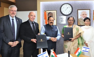 الهند وإسرائيل توقعان مذكرة تفاهم بشأن البحوث الصناعية والتعاون الإنمائي
