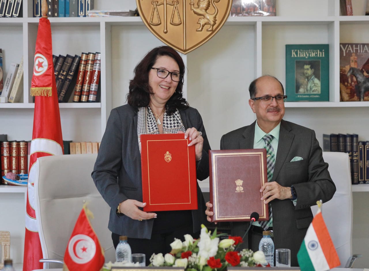 الهند وتونس توقّعان برنامجًا للتعاون الثقافي