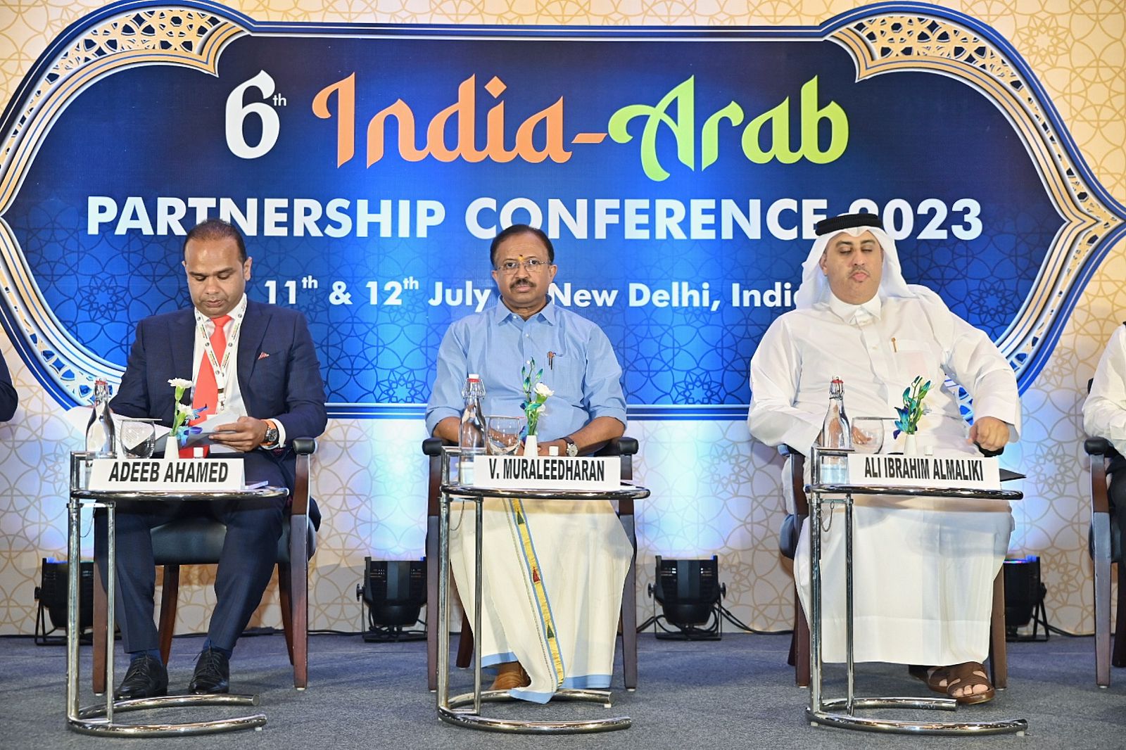 موراليدهاران يخاطب المؤتمر السادس للشراكة الهندية-العربية في نيودلهي