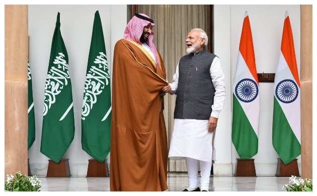 ولي العهد السعودي الأمير محمد بن سلمان يلتقي برئيس الوزراء مودي