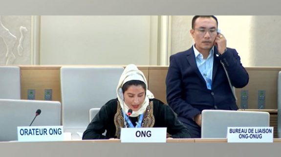 ناشطة كشميرية تبطل الدعاية الباكستانية ضد كشمير في مجلس حقوق الإنسان التابع للأمم المتحدة